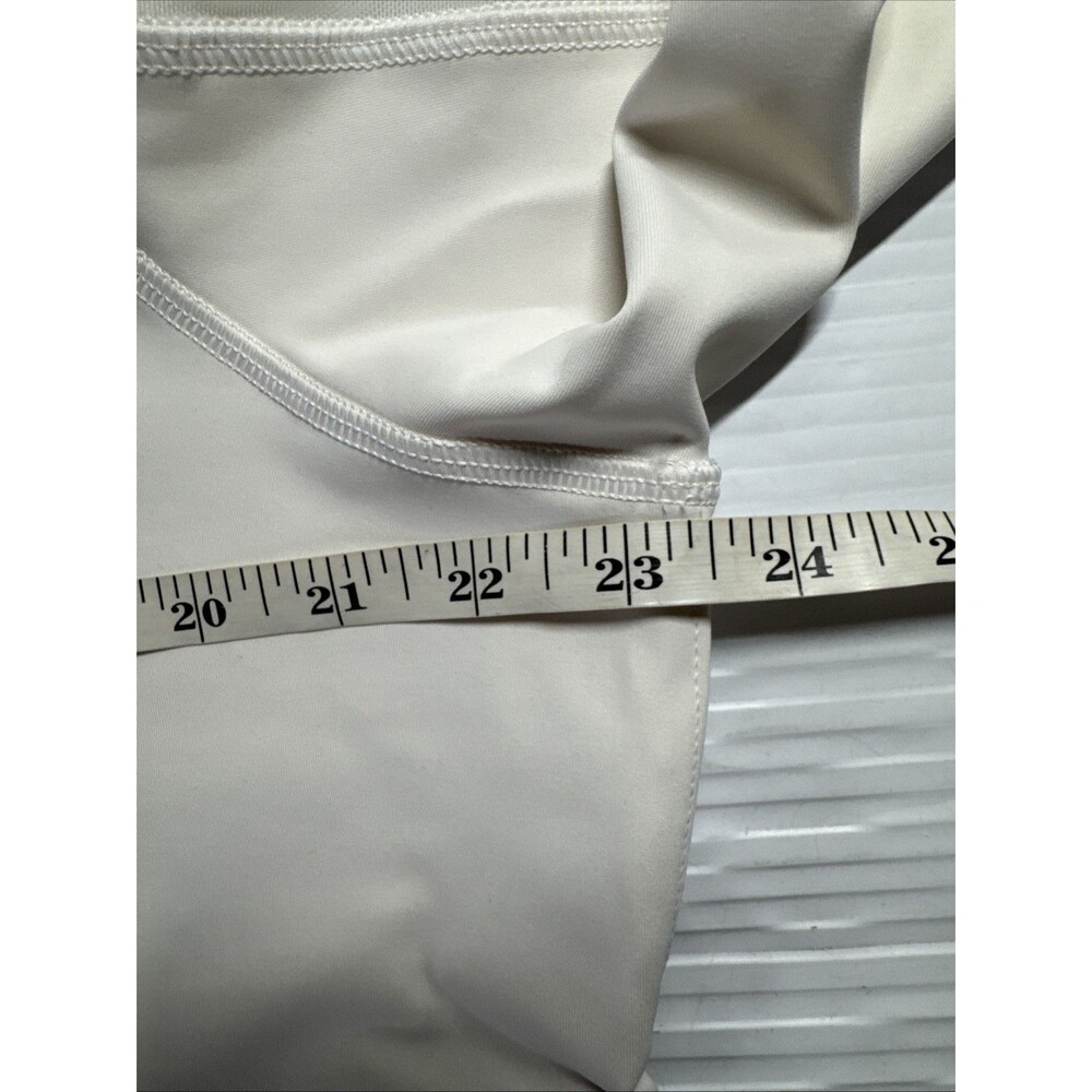 The North Face Women’s Trailwear QTM Mock Neck Sheer Long Sleeve Shirt White XXL - Picture 12 of 13